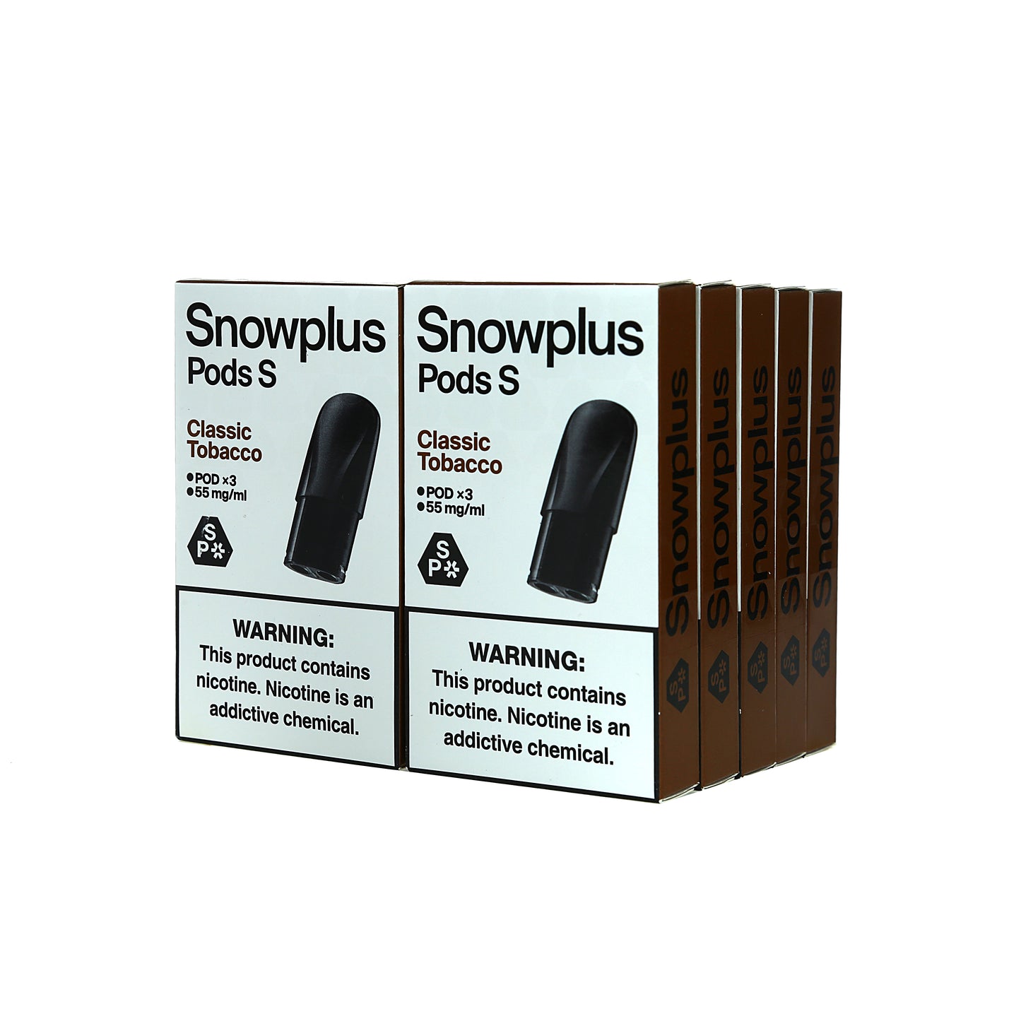 Snowplus Pods Box of 10 - Multiple Flavors Pack of 3