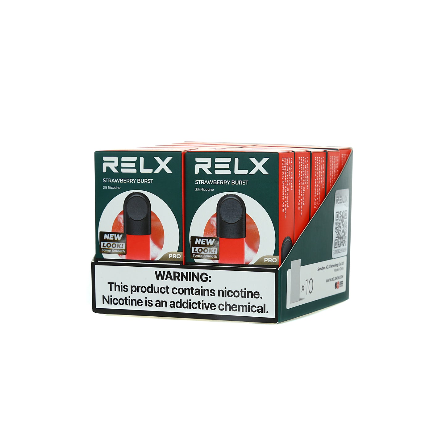 Relx Pro Pod Box of 10 - Multiple Flavors 3-5% Nic