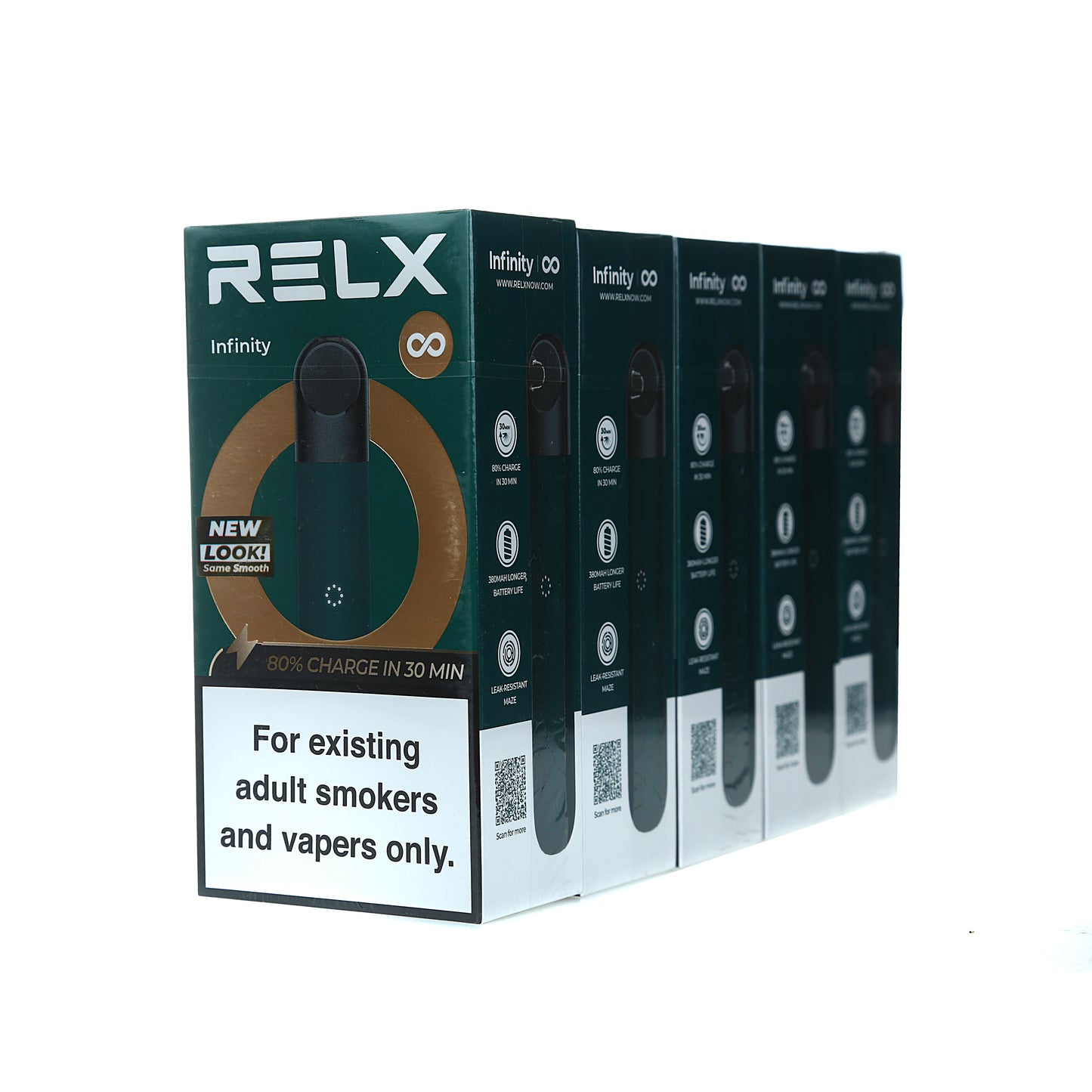 Relx Infinity Device Box of 5 - Multiple Colors