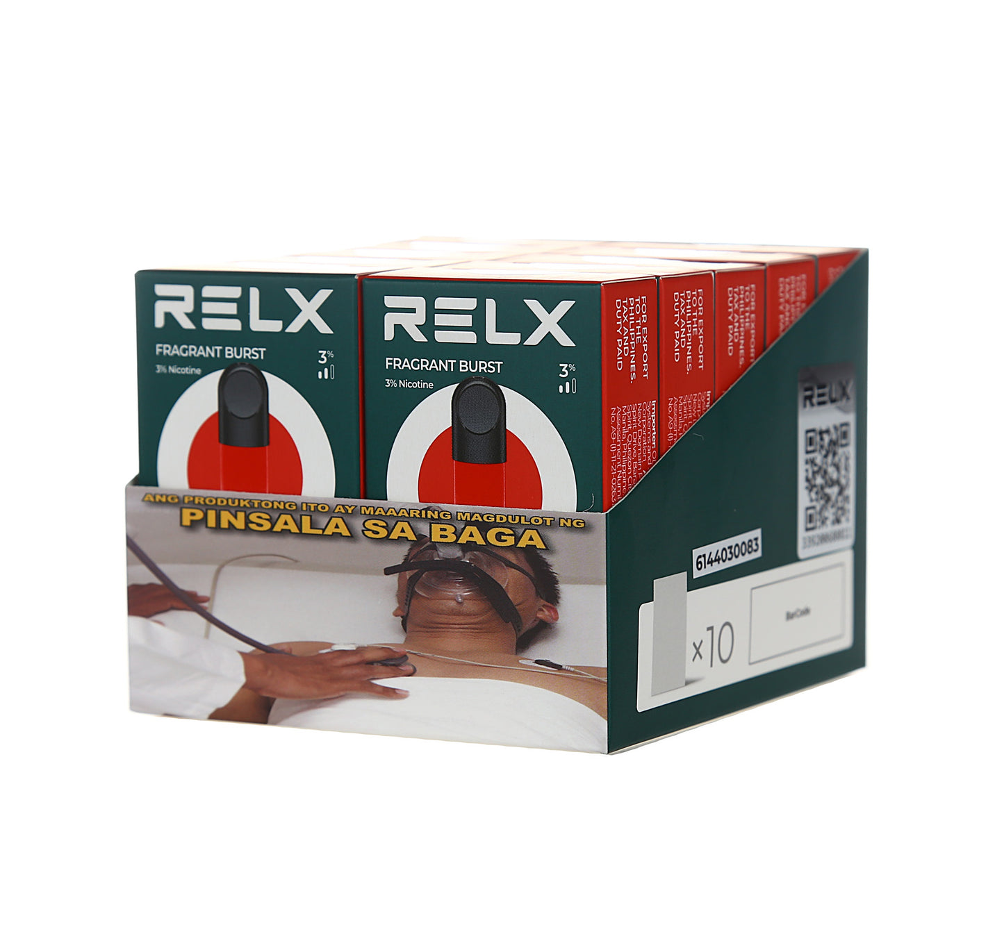 Relx Pro Pod Box of 10 - Multiple Flavors 3-5% Nic